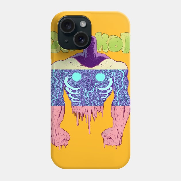 Cankor X-RAY w/logo - for lighter color shirts Phone Case by Cankor Comics