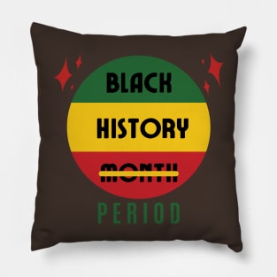 Black History Month Period Pillow
