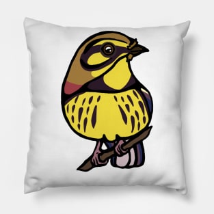 Prairie Warbler Graphic Pillow