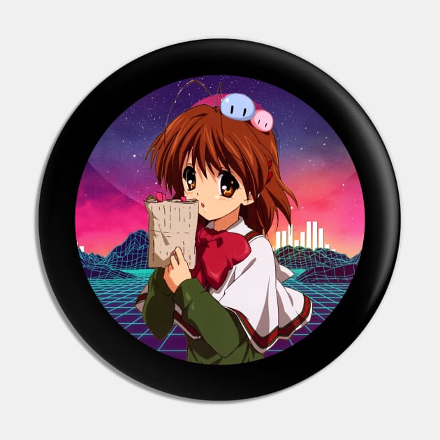 Retro Art Nagisa Clannad Manga Pin by Cierra Bauch