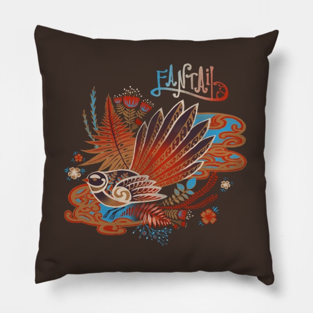 Fantail Pillow by akaneyabushita