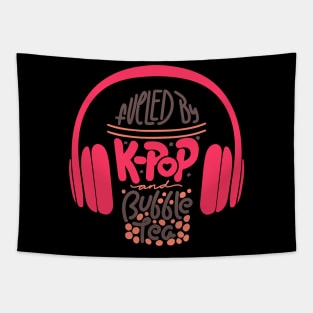 Kpop Quotes T Shirt Bubble Tea Boba Tapestry