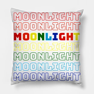 Moonlight Rainbow Pillow