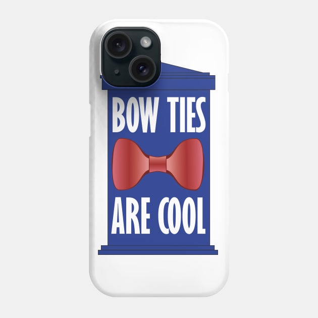 Bow Ties Are Cool - TARDIS - Doctor Who Phone Case by SOwenDesign