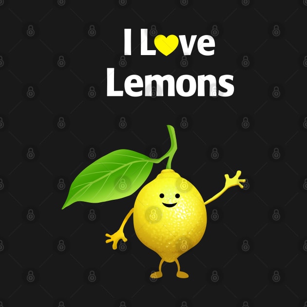 I Love Lemons by MonkeyTshirts