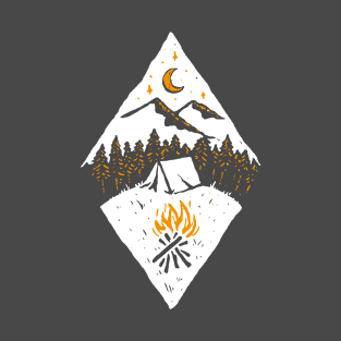 Camping in Snow T-Shirt