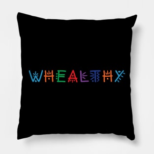 WHEALTHY COLORS Pillow