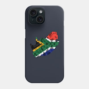 South Africa Pride Flag Map Camo Style Phone Case