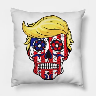 Trump Sugar Skull Pillow