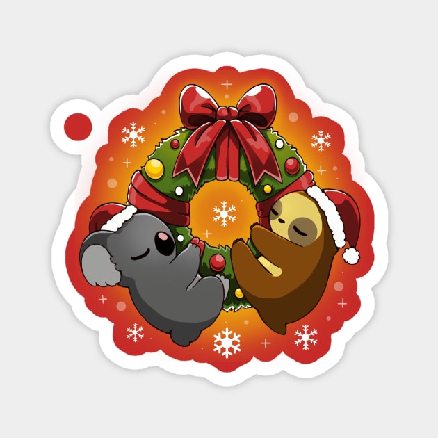 Lazy Christmas Magnet by Vallina84