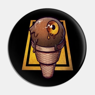 Chocolate Eye Scream Pin