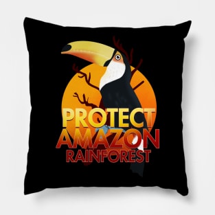 Protect Amazon Rainforest Pillow