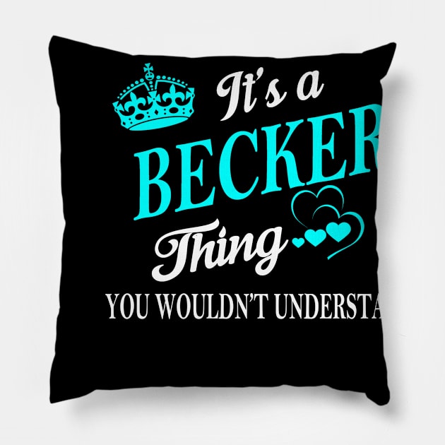 BECKER Pillow by Esssy