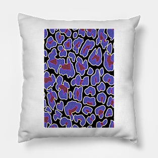 Purple Spots Pillow