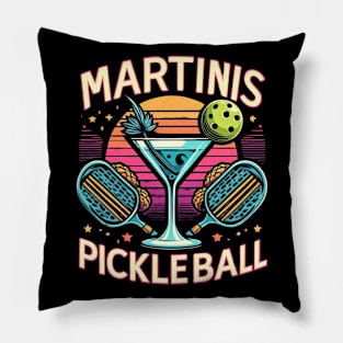 Martinis & Pickleball Design #1 Pillow