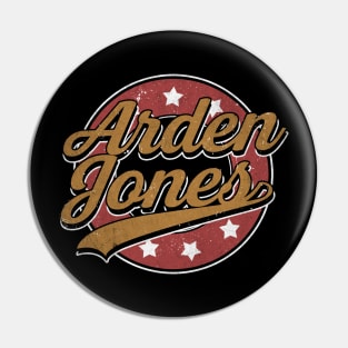 Personalized Name Arden Vintage Circle Limited Edition Pin