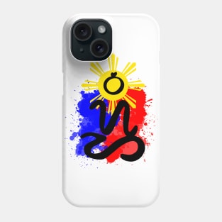 Philippine Flag / Badlit word Bisaya (Visayan language) Phone Case