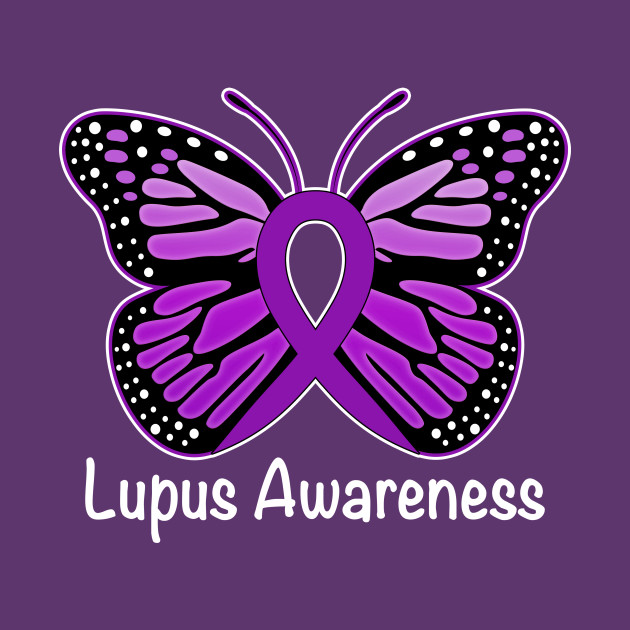 Download Lupus Awareness Butterfly of Hope - Lupus - Pin | TeePublic