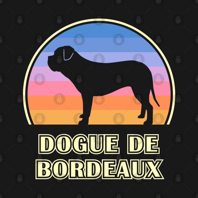 Dogue de Bordeaux Vintage Sunset Dog by millersye