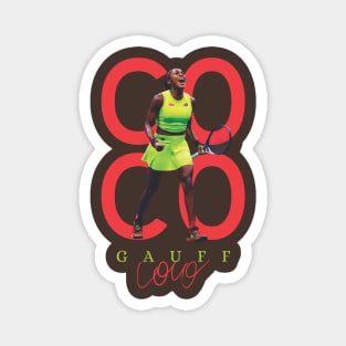 Coco Gauff Original Aesthetic Tribute 〶 Magnet