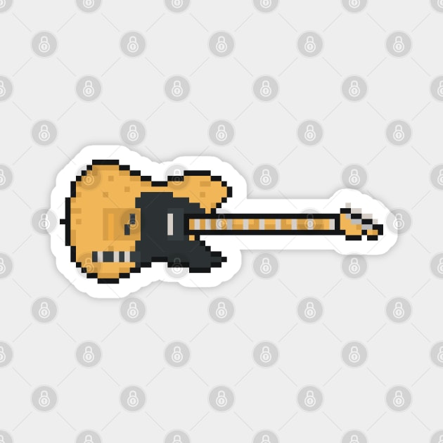 Pixel 1954 Telecaster Guitar Magnet by gkillerb