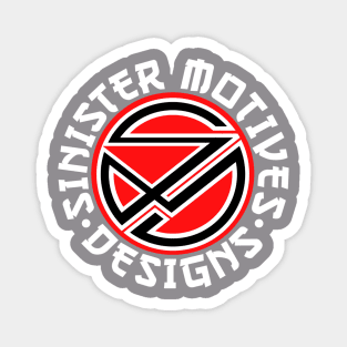 SinisterMotivesDesigns logo japan white Magnet