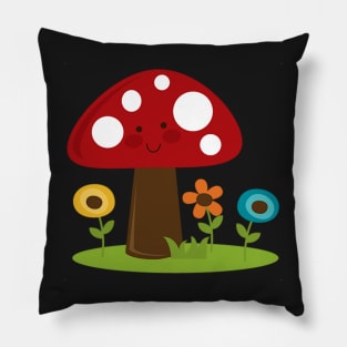 Mushroom 3 Pillow