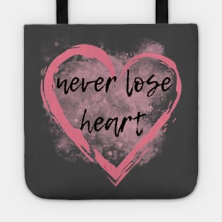 Never lose heart, best wishes Tote