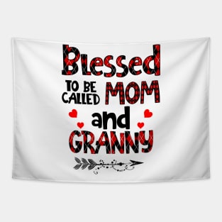 Blessed To be called Mom and granny Tapestry