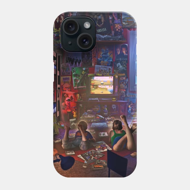 PlayStation 1 - Crash Team Racing Phone Case by Rachid Lotf