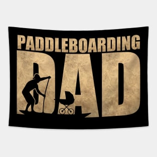 Paddleboarding Dad Tapestry