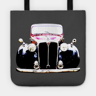 Rover P3 1940s classic car high contrast Tote