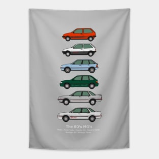 1980's MG classic car collection Tapestry