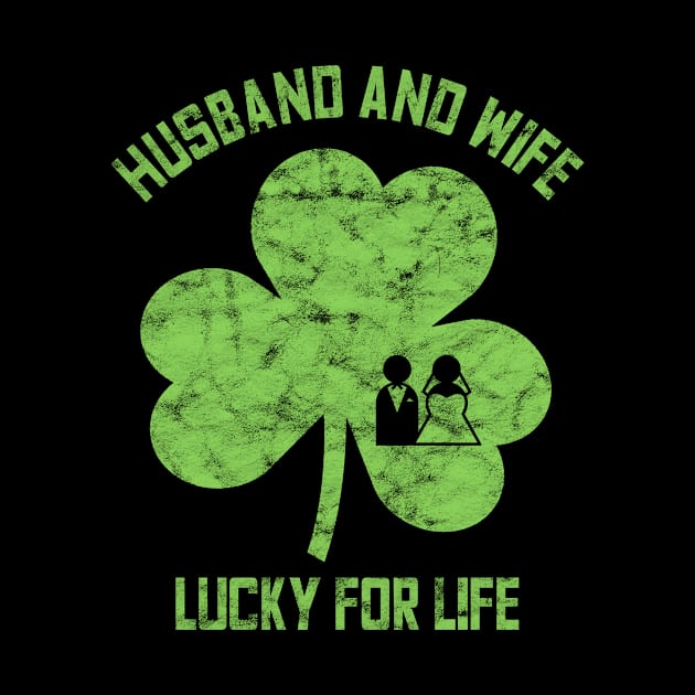 St Patricks Day Wife Husband T-Shirt Marriage Partner Gift by ErdnussbutterToast