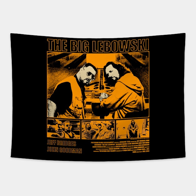 the big lebowski Tapestry by Genetics art