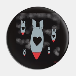 Love bombs Pin