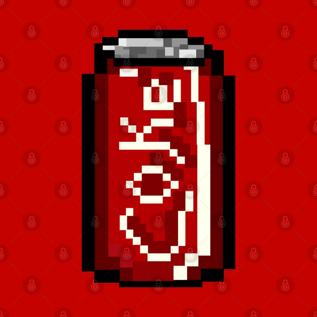 COKE PIXEL ART by nurkaymazdesing