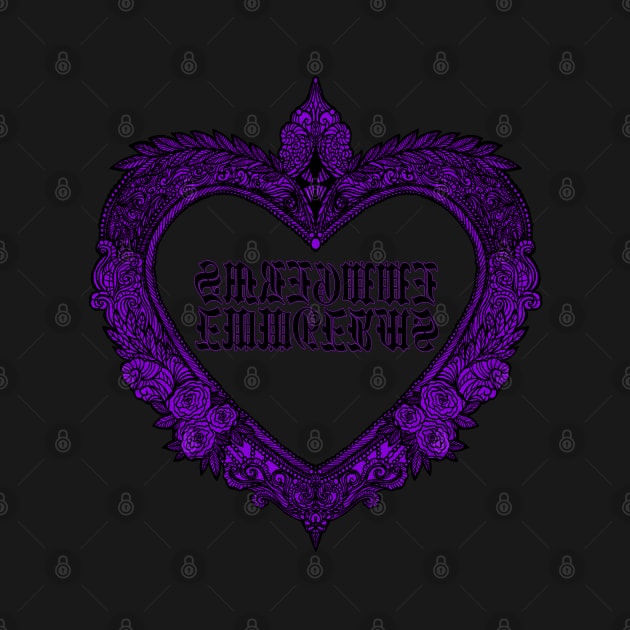 Eww Heart Purple by EwwGerms