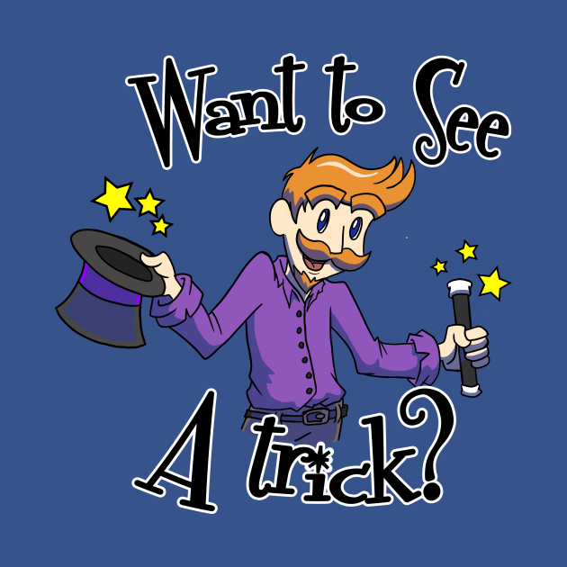 Green Wand Magic Trick Shirt by TrickyBiz