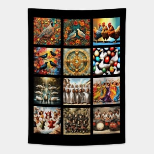 Twelvetide in Christianity Christmas Days Tapestry