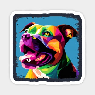 Staffordshire Bull Terrier Pop Art - Dog Lover Gifts Magnet