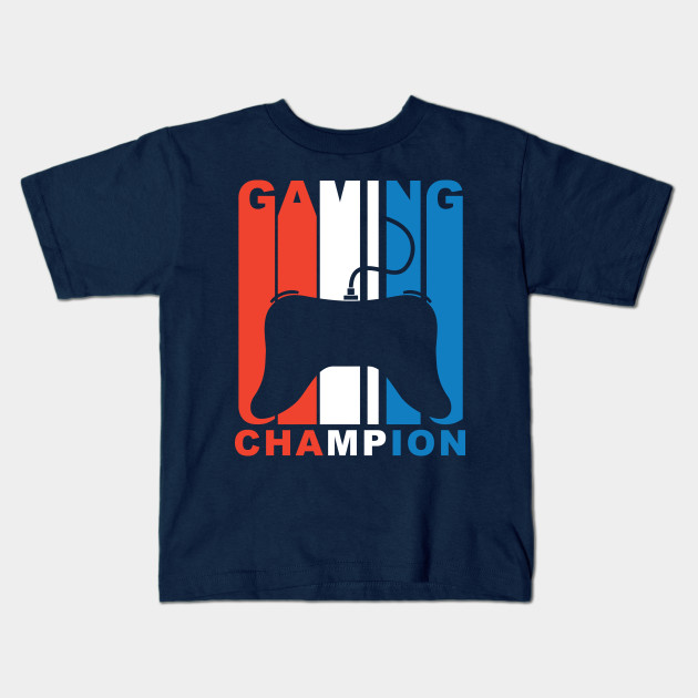 red white and blue champion shirt