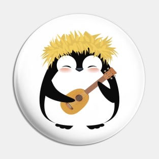 Play ukulele guitar like a penguin. Pin