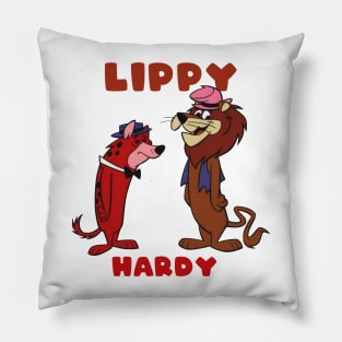 Lippy the lion and Hardy Har Har Pillow