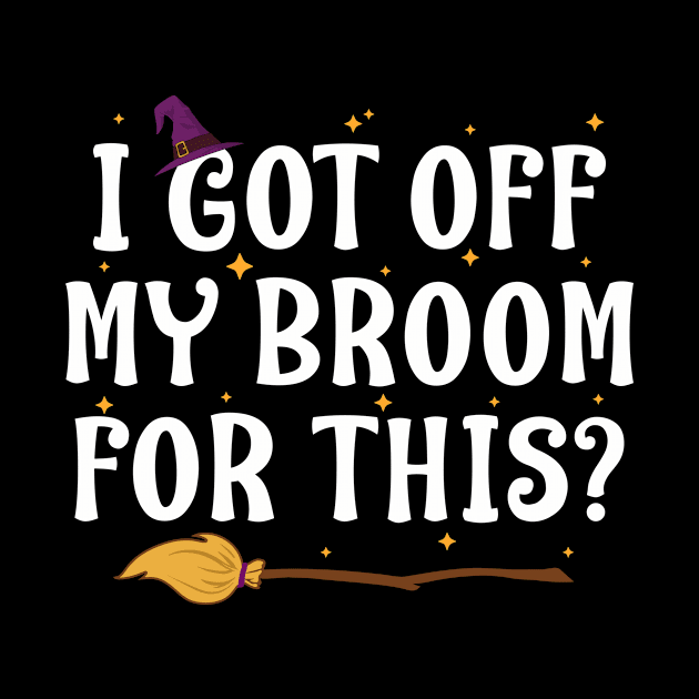 Halloween Witch Funny for Women Magical Witchcraft Broom by Dr_Squirrel