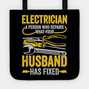 Funny Electrician Job Profession Gift Tote