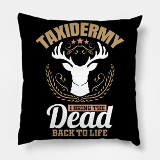 Taxidermist Deer Taxidermy Pillow