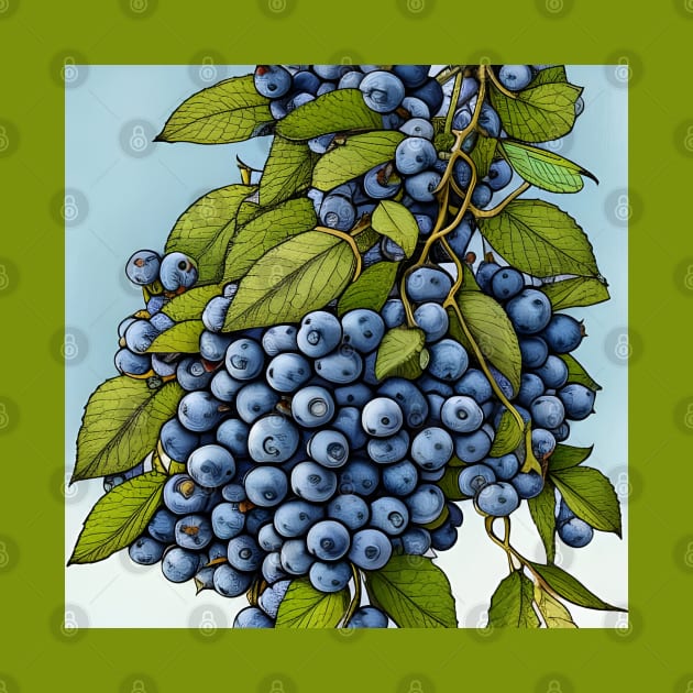 Fresh Blueberries by LyndiiLoubie