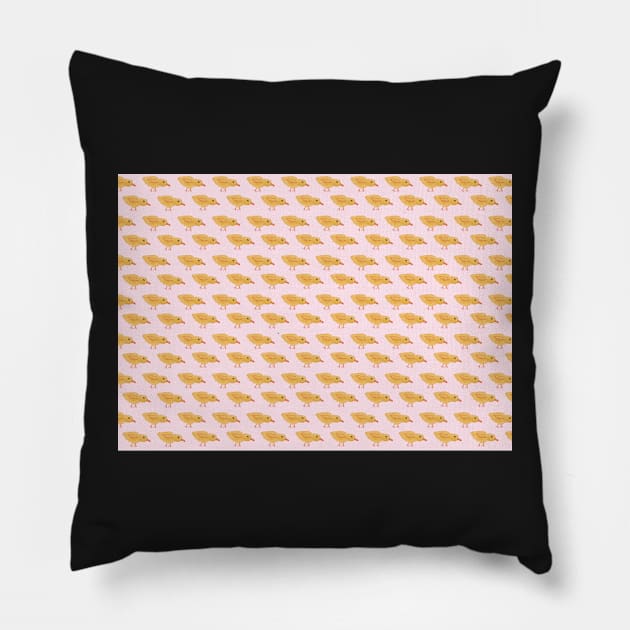 chicks pattern Pillow by Zamen