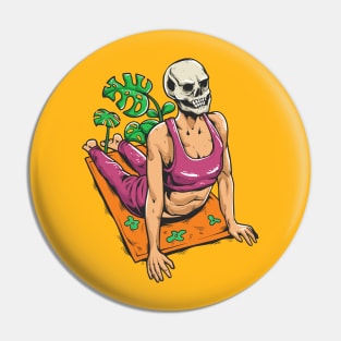 Till death do us yoga Pin